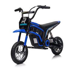 Photo 1 of *MISSING CHARGER* TAMCO blue kids electric motorcycle 2 wheels small children ride on motorcycle with light wheels, SX2328, free shipping
