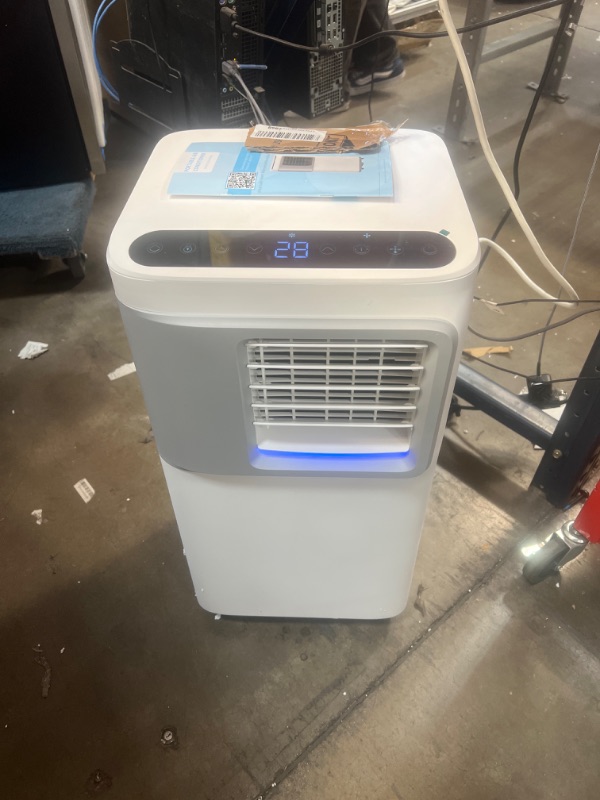 Photo 2 of 12,000 BTU Portable Air Conditioner Cools Up to 500 Sq.Ft, 3-IN-1 Energy Efficient Portable AC Unit with Remote Control & Installation Kits for Large Room, Campervan, Office, Temporary Space