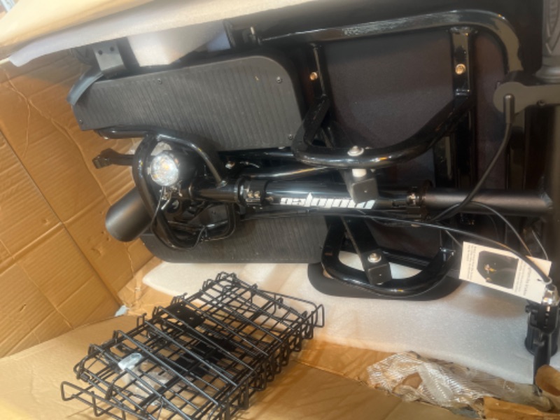 Photo 2 of ***Parts Only**MotoTec Folding Mobility Electric Trike 48v 700w Dual Motor Lithium Black