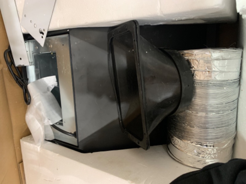 Photo 1 of (MINOR DAMAGE/ SEE NOTES) 
IKTCH 30 inch Black Wall Mount Range Hood