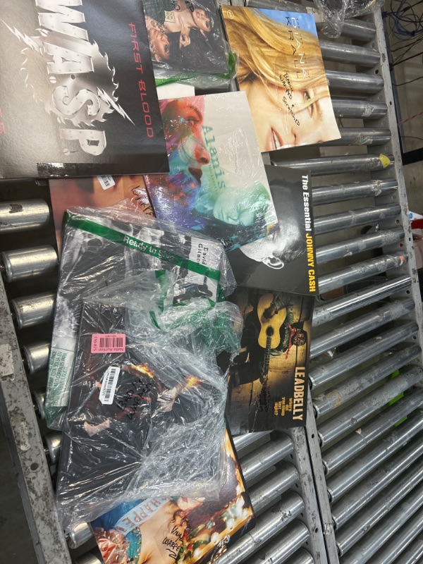 Photo 2 of **** FOR DISPLAY ONLY , DAMAGED , WARPED **** RECORD VINYLS 12 pack. Different genre.  