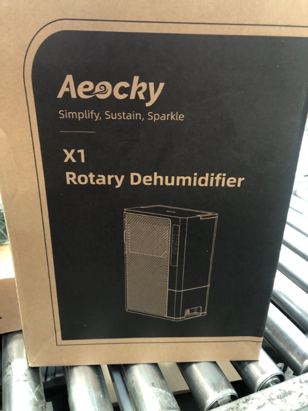 Photo 2 of 1200 sq.ft Rotary Dehumidifier AEOCKY 10 Pint Dehumidifier for Bedroom with Drain Hose,Never Frost,Ultra Quiet Small Portable Desiccant Dehumidifiers for Basement, Home, Bathroom, RV