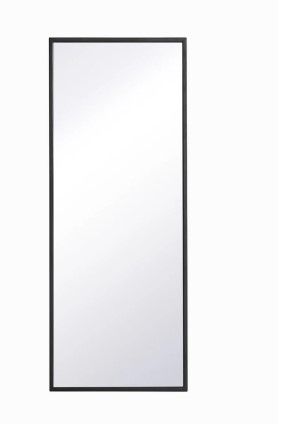 Photo 1 of -72x36 Contemporary Rectangular Metal Framed Bathroom Wall Mirror