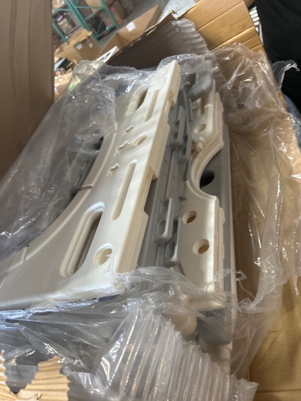 Photo 1 of *** PRE OPENED***BIERUM 10 in 1 Toddler Slide with Basketball Hoop, Outdoor Slide for Toddlers Age 1-3 with Kid Playhouse, Indoor Toddler Playset Toddler Playground with Afternoon Tea Toy Set