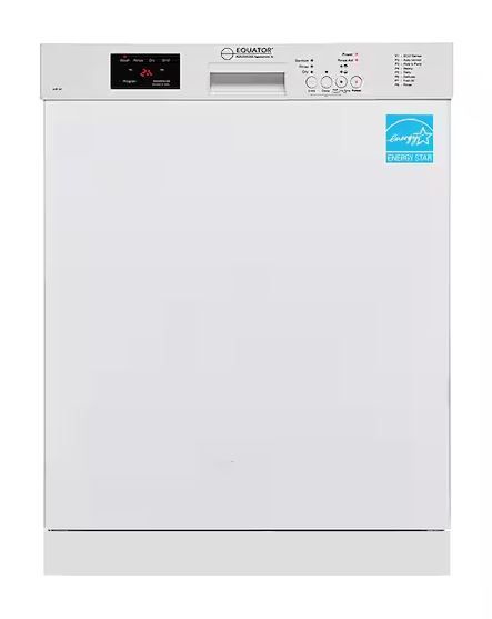 Photo 1 of ***USED - DAMAGED - NO PACKAGING - SEE PICTURES***
Equator 24 in. Built-In 14 place Dishwasher Europe made in White