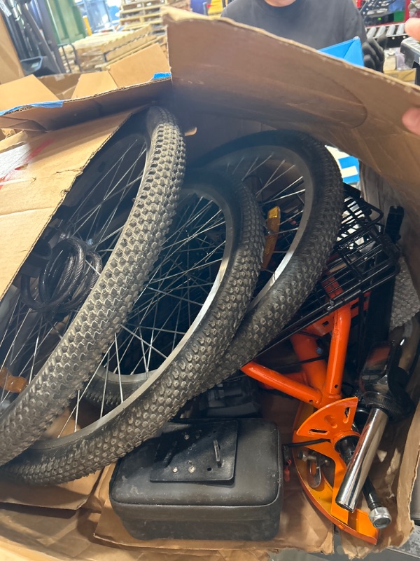 Photo 2 of *** MISSING PARTS PARTS ONLY ****SuperHandy Adult Tricycle Electric Bike EcoRide 3 Modes, Adaptive Torque Pedal Assist, 250W Motor, (2) Lithium Batteries, 330LB Capacity, Large Storage Basket, LED Headlight, Air Pump+Lock Included