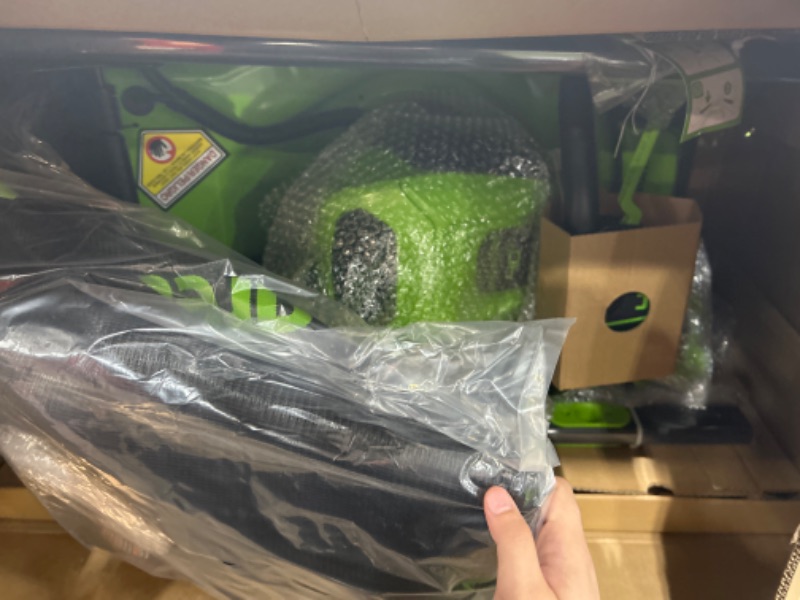Photo 1 of ***PARTS ONLY**Greenworks 40V 21" Brushless Cordless (Self-Propelled) Lawn Mower (LED Headlight + Aluminum Handles), 5.0Ah Battery and Charger Included (75+ Compatible Tools)