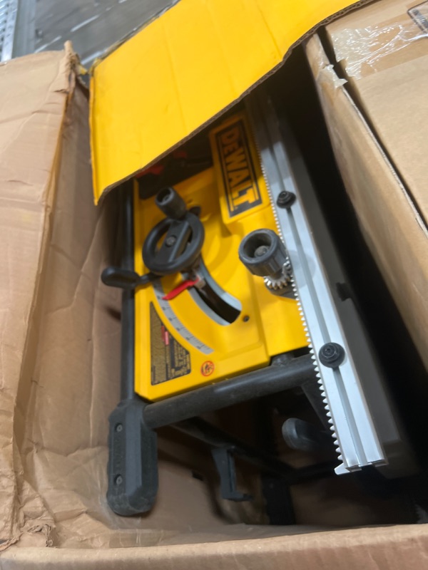 Photo 1 of 15 Amp Corded 10 in. Job Site Table Saw with Rolling Stand