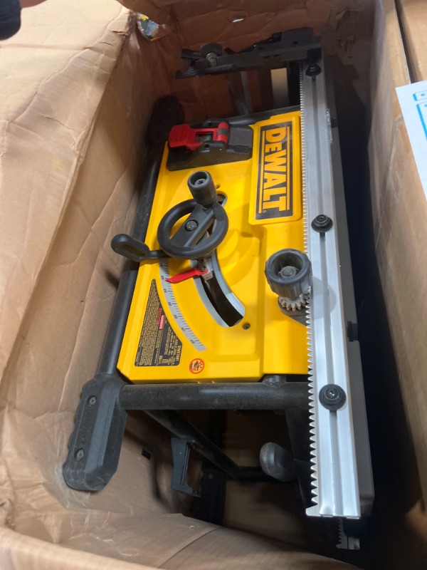 Photo 2 of 15 Amp Corded 10 in. Job Site Table Saw with Rolling Stand