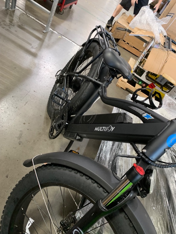 Photo 4 of (MINOR DAMAGE/ SEE NOTES) 
MULTIJOY Electric Bike for Adults,Upgraded 48V 20Ah Removable Battery,Peak 1000W Powerful Motor,70Mi Long Range,26"x4" Fat Tire,UL Certified 7-Speed(Gunmetal)