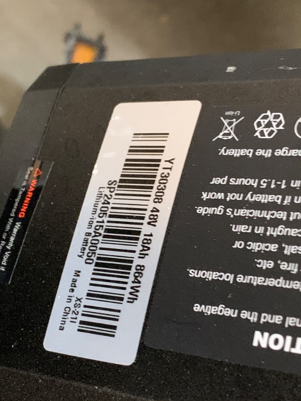 Photo 7 of (MINOR DAMAGE/ SEE NOTES) 
MULTIJOY Electric Bike for Adults,Upgraded 48V 20Ah Removable Battery,Peak 1000W Powerful Motor,70Mi Long Range,26"x4" Fat Tire,UL Certified 7-Speed(Gunmetal)