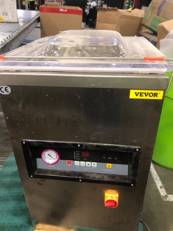 Photo 6 of *POWERS ON BUT UNABLE TO FULLY TEST**VEVOR DZ-400/2E Automatic Extra Deep 200mm Vacuum Sealer, 1000W Vacuum Packing Sealing Sealer Machine, Extra Deep Fresh Package Preserving Commercial
