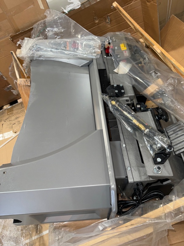 Photo 2 of *UNABLE TO TEST/MISSING POWER CORD ** 3/4 HP 7 in. x 12 in. Metalworking Horizontal and Vertical Band Saw with Closed Stand, 4-Speed, 115/230-Volt, HVBS-712