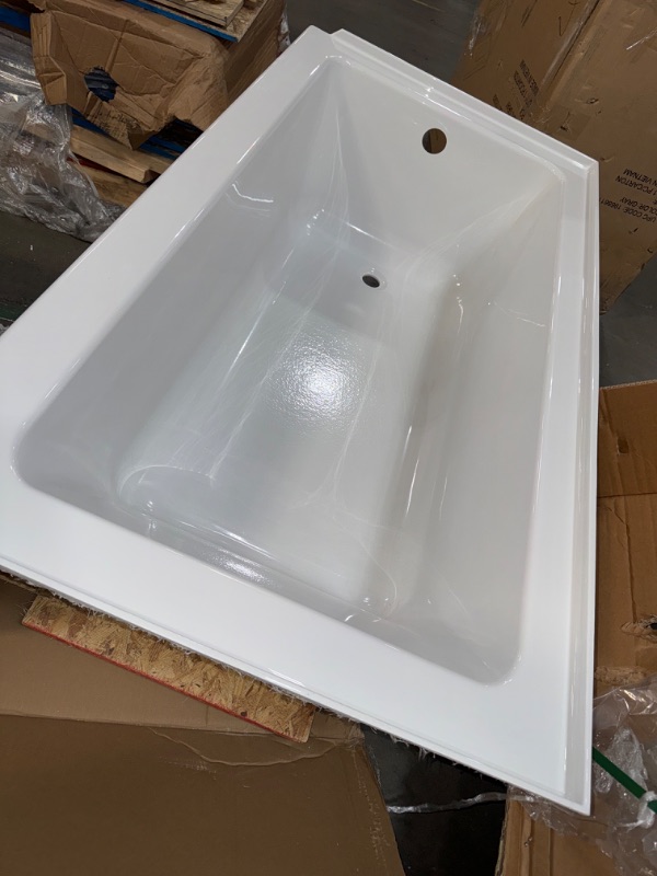 Photo 2 of *MINOR DAMAGE**American Standard 2946.202.020 Studio Soaking Bathtub White