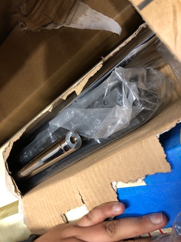 Photo 1 of Pull Down Closet Rod, 60 lbs Load Capacity, Stainless Steel Adjustable 35-46.5 inches Soft-Close Wardrobe Lift Rail Organizer for Hanging Clothes, Two-way Buffering Side & Back Mounted Closet Rod