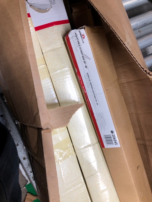 Photo 1 of Pull Down Closet Rod, 60 lbs Load Capacity, Stainless Steel Adjustable 35-46.5 inches Soft-Close Wardrobe Lift Rail Organizer for Hanging Clothes, Two-way Buffering Side & Back Mounted Closet Rod