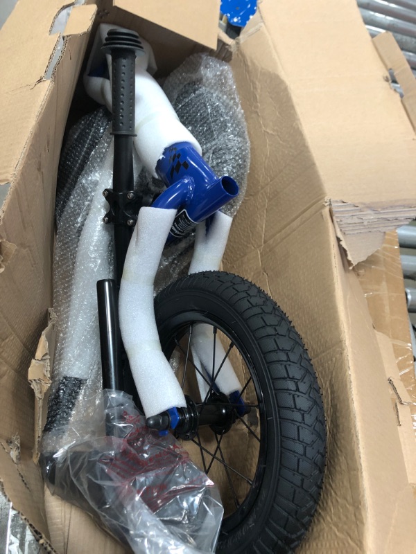 Photo 2 of ***MISSING SOME HARDWARE***
Royalbaby RanRule Kids Balance Bike Toddlers Age 2~5 Years Durable Carbon Steel Frame 12 Inch EVA Wheel, Blue