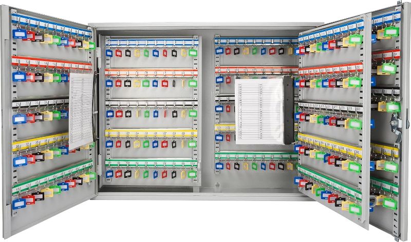 Photo 1 of Barska Adjustable Key Cabinet Lock Box with Colorful Key Tag Labels - 400 Position - Key Lock