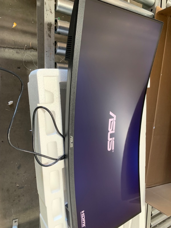 Photo 2 of ASUS TUF 34 Inch Curved Gaming Monitor - WQHD (3440x1440), 165Hz, 1ms, Extreme Low Motion Blur, FreeSync Premium, Eye Care, Height Adjustable, DisplayHDR 400, DisplayPort, HDMI, USB - VG34VQL1B
