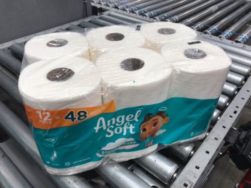 Photo 2 of Angel Soft Toilet Paper 12 Rolls 320 sheet 405.33 sq ft