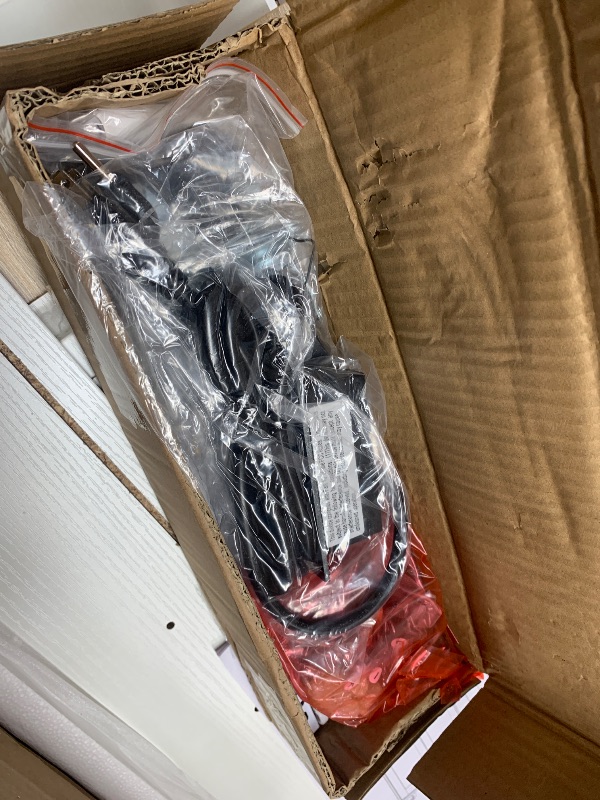 Photo 1 of HOOBRO Kitchen Island with Power Outlet, Kitchen Storage Island with Spice Rack and Drawer, Rolling Kitchen Cart on Wheels, for Home, Kitchen and Dining Room, White and Natural WN82UZD01G1