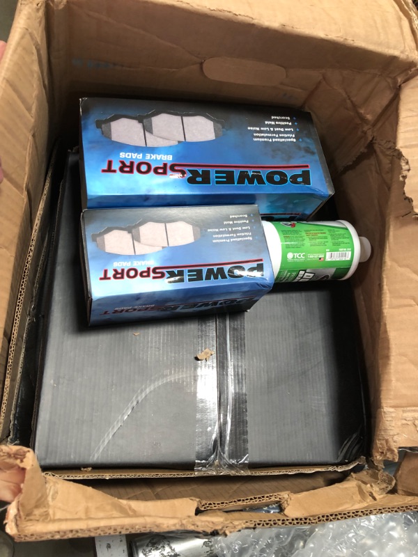 Photo 3 of ****REAR SET IS NOT INCLUDED******   Power Sport Front Rear Brakes and Rotors Kit |Front Rear Brake Pads| Brake Rotors and Pads| Heavy Duty Brake Pads and Rotors BBCC.54005.04
