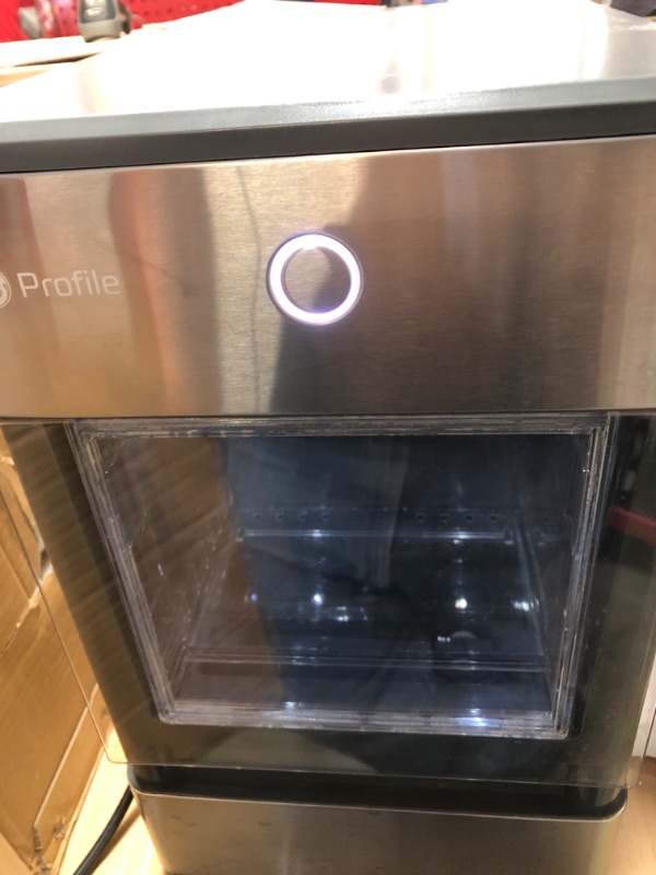 Photo 2 of (READ FULL POST) GE Profile Opal 2.0 XL with 1 Gallon Tank, Chewable Crunchable Countertop Nugget Ice Maker, Scoop included, 38 lbs in 24 hours, Pellet Ice Machine with WiFi & Smart Connected, Stainless Steel Opal 2.0 + XL Side Tank Stainless Steel