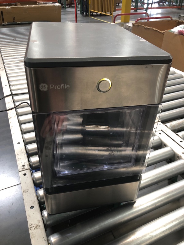 Photo 2 of (READ FULL POST) GE Profile Opal 1.0 with 0.75 Gallon Tank, Chewable Crunchable Countertop Nugget Ice Maker, Scoop included, 38 lbs in 24 hours, Pellet Ice Machine with WiFi & Smart Connected, Stainless Steel Opal 2.0 + Side Tank Stainless Steel