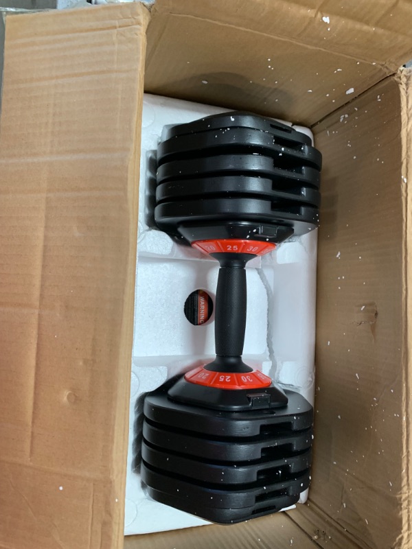 Photo 2 of 1 Adjustable Dumbbell 55LB Single Dumbbell Weight