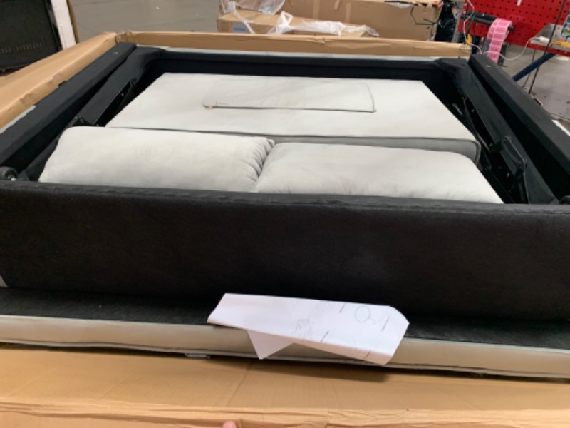 Photo 3 of ***USED - LIKELY MISSING PARTS - UNABLE TO VERIFY FUNCTIONALITY***
ZNTS Sleeper Couch w/Pull Out Bed, 55" Modern Velvet Convertible Sleeper Bed, Small Love seat W1825P146668
