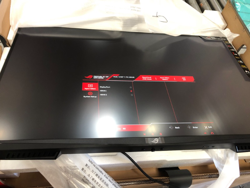 Photo 2 of ASUS 38" ROG Swift 2160p 144 Hz Gaming Monitor