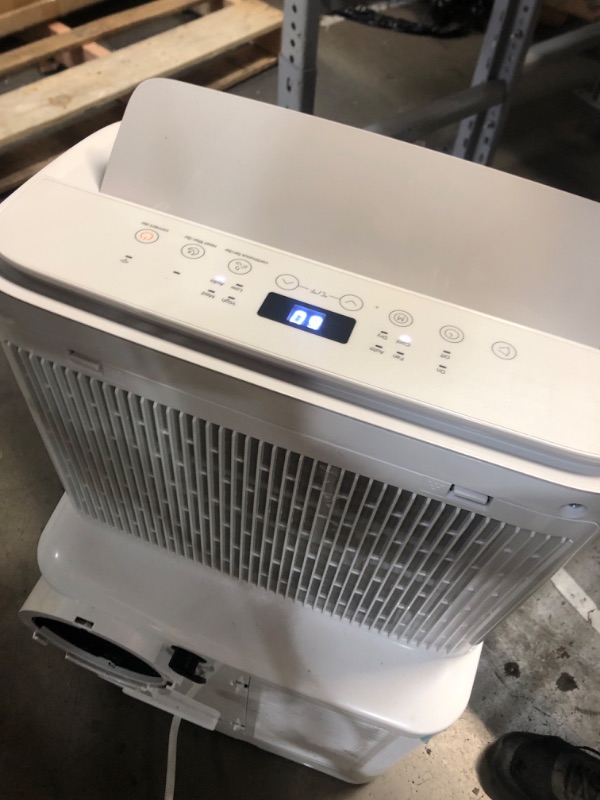 Photo 5 of *powers on*Midea 14,000 BTU ASHRAE (10,000 BTU SACC) Portable Air Conditioner, Cools up to 375 Sq. Ft., with Dehumidifier & Fan mode, Control with Remote, Amazon Alexa & Google Assistant, Easy-to-use and Install
