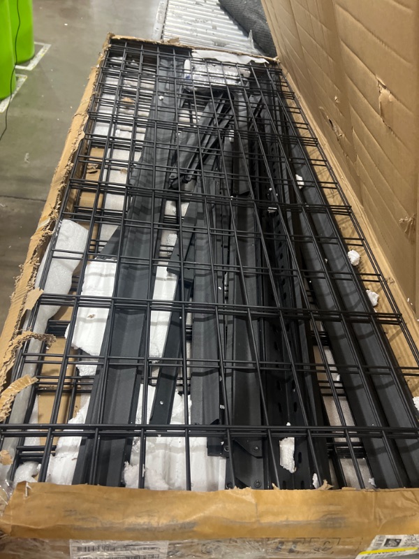 Photo 1 of VEVOR Storage Shelving Unit, 5-Tier Adjustable, 2000 lbs Capacity, Heavy Duty Garage Shelves Metal Organizer Wire Rack, Black, 60" L x 24" W x 78" H for Kitchen Pantry Basement Bathroom Laundry Closet