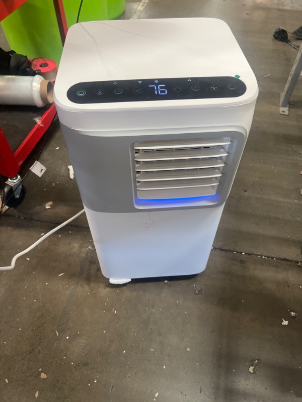 Photo 2 of 12,000 BTU Portable Air Conditioner Cools Up to 500 Sq.Ft, 3-IN-1 Energy Efficient Portable AC Unit with Remote Control & Installation Kits for Large Room, Campervan, Office, Temporary Space