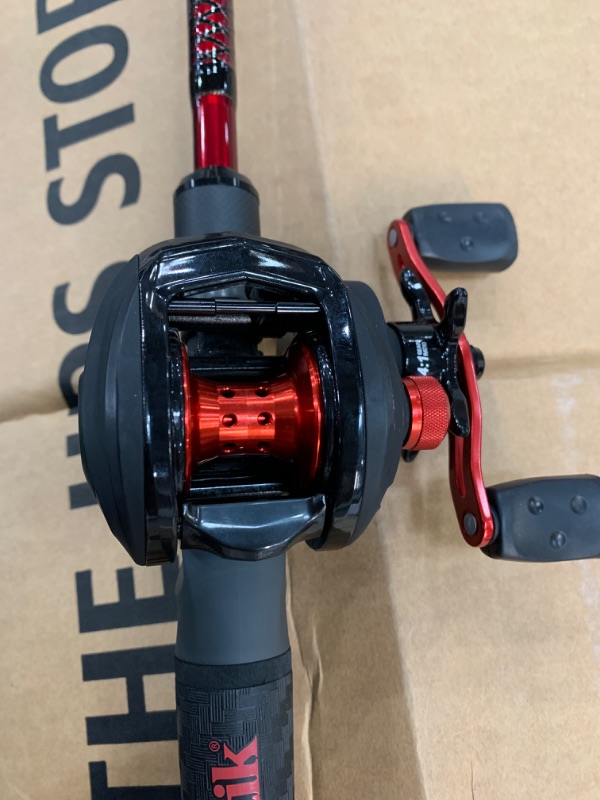 Photo 1 of **PARTS ONLY- see comments** Ugly Stik Carbon Low Profile Baitcast Reel and Fishing Rod Combo