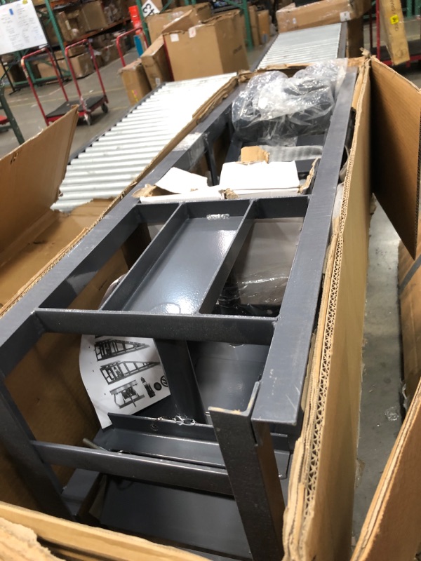 View 2 of Hydraulic Car Ramps, 5T 11000lbs Low Profile Car Lift Service Ramps Truck Trailer Garage, 4-Position Adjustment, Lift Height 11.61-16.21 inches