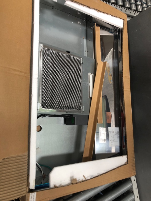 View 2 of SNDOAS 30 inch Range Hood Ducted/Ductless Convertible Stainless Steel Range Hood Under Cabinet with Rocker Button Control,Vent Hood with LED Light,2 Speed Exhaust Fan,Under Cabinet Hood,Silver