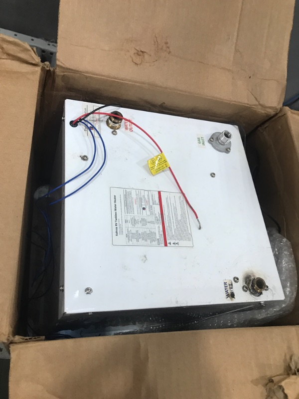 Photo 1 of Kohree RV Tankless Water Heater, Upgraded 60,000 BTU RV Water Heater with 15 x 15 inches White Door and Remote Controller, 12V DC, On Demand Instant Hot Water Heater for RV Campers