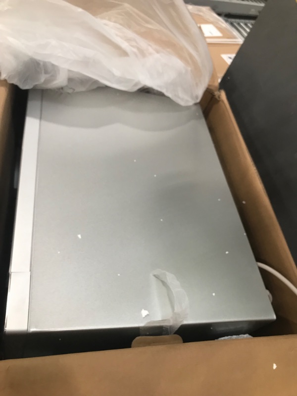 Photo 1 of Panasonic Microwave Oven, Stainless Steel Countertop/Built-In Cyclonic Wave with Inverter Technology and Genius Sensor, 2.2 Cu. Ft, 1250W, NN-SN97JS (Silver)