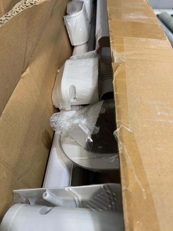 Photo 1 of Cestluck 3'' 17 Ft Mini Split Line Set Cover Kit, Line Hide for Mini Split, Line Cover Set for Mini Split, Central AC Line Cover Kit