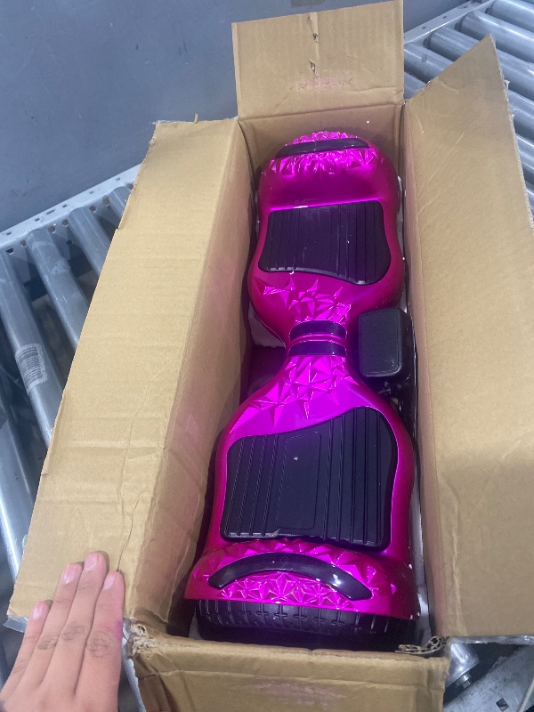 Photo 1 of Crystal Light Wheel Hoverboard, New Version Bluetooth Hover Board, Chrome and Design Color Self-Balance Electric Scooter