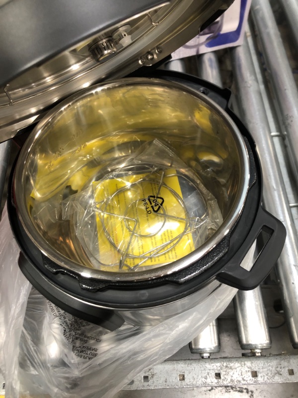 Photo 1 of Instant Pot Duo 7-in-1 Electric Pressure Cooker, Slow Cooker, Rice Cooker, Steamer, Sauté, Yogurt Maker, Warmer & Sterilizer, Includes App With Over 800 Recipes, Stainless Steel, 6 Quart