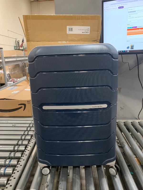 Photo 1 of Samsonite Freeform Hardside Expandable with Double Spinner Wheels, Navy, 2-Piece Set (21/28)