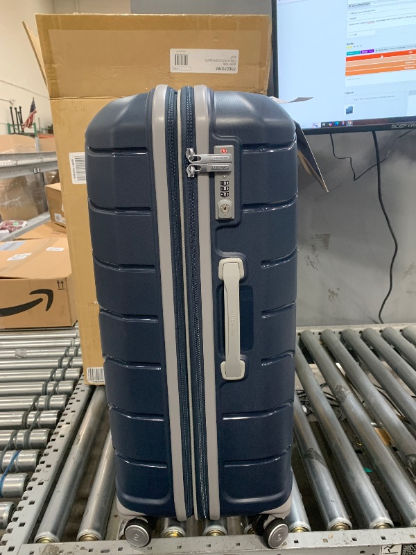 Photo 1 of Samsonite Freeform Hardside Expandable with Double Spinner Wheels, Navy, 2-Piece Set (21/28)