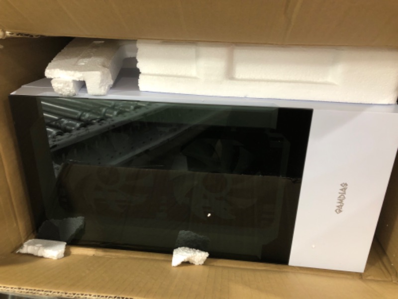 Photo 1 of GAMDIAS White RGB Gaming ATX Mid Tower Computer PC Case with Side Tempered Glass Panel and a Magnetic Dust Filter & 3 Built-in 120mm ARGB Fans