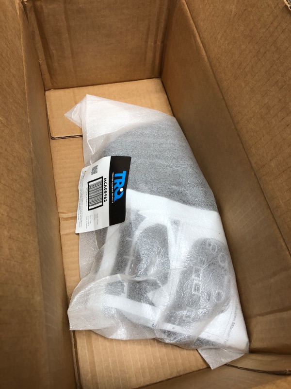 Photo 1 of TRQ Smooth Black Mirror Cap Right Passenger Compatible with Toyota Tundra Pickup Sequoia Truck