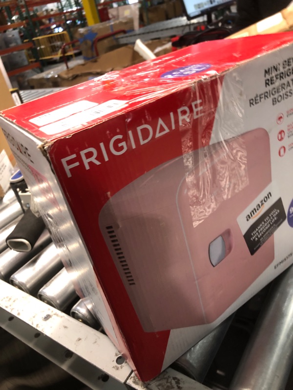 Photo 2 of ***(PARTS ONLY/ NON FUNCTIONAL/ NO RETURNS OR REFUNDS)***
Frigidaire EFMIS175PINKCP4 Portable Cooler for Car, Office, Bedroom, Dorm Room, or Cabin, 11.8"D x 7.1"W x 10.1"H, Pink