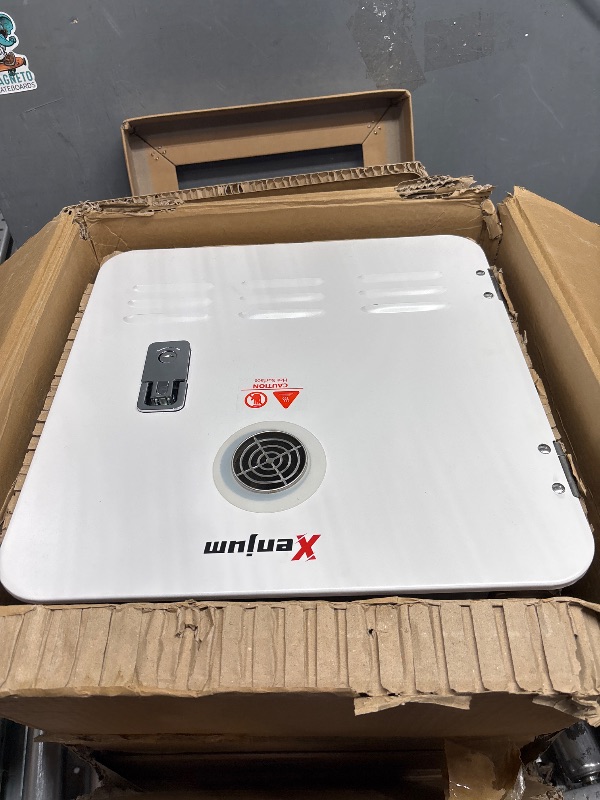 Photo 1 of Xenjum RV Tankless Water Heater, 65,000 BTU Instant RV Hot Water Heater with Showerhead Kit, 12V Camper Water Heater Propane with Double Water Outlet & Remote Controller