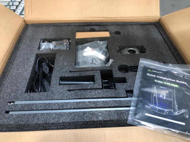 Photo 1 of Creality Ender 3 V3 Plus 3D Printer, 2024 New Version 600mm/s High-Speed Auto Leveling Direct Drive Extruder Stable Metal Build Ender 3 V3 Upgraded 3D Printer Large Print Size 11.8x11.8x13in