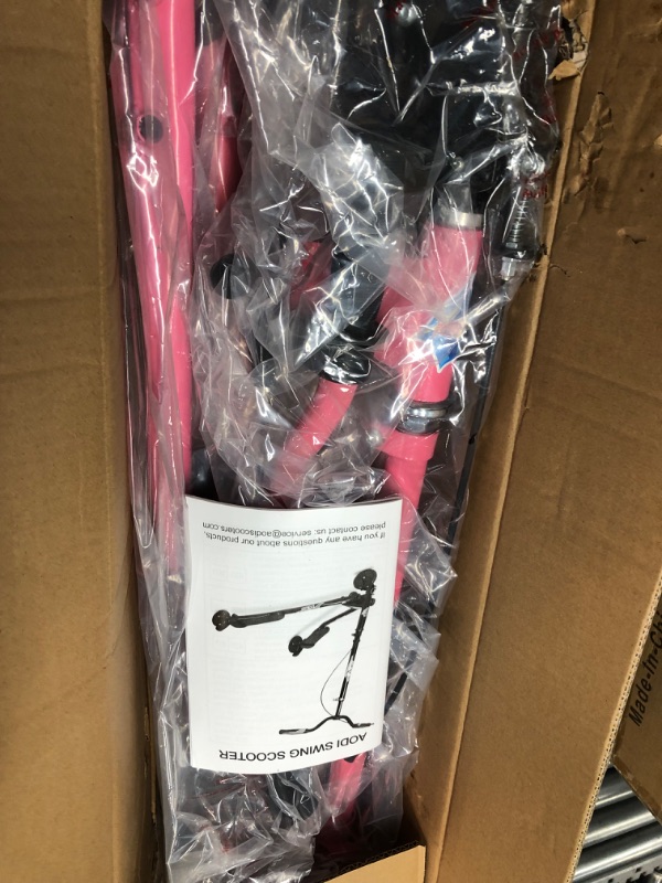 Photo 1 of AODI Kids Swing Scooter, 3 Wheels Drifting Scooter/Wiggle Scooters with Adjustable Height & Foldable for Boys/Girl/Ages 5-12 Years